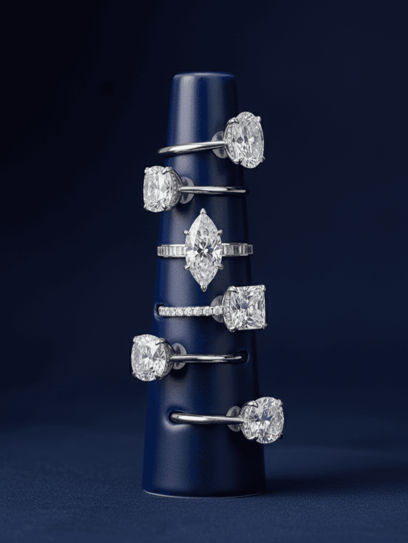 Custom engagement rings