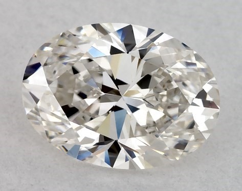 Oval Cut Diamond - Side View