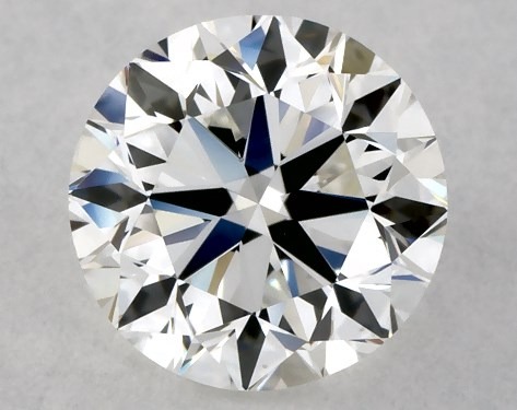 Round Brilliant Cut Diamond - Side View