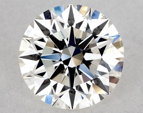 Round Brilliant Cut Diamond - Top Angle
